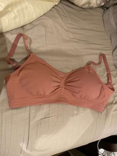 Customer photo review of Lovemère Seamless Nursing Bra