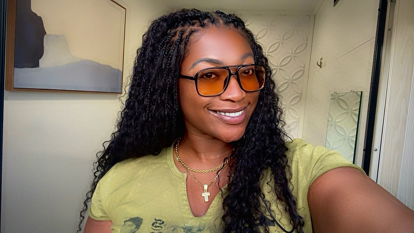 Customer photo review of Water Deep Wave Bulk Hair Extensions for Braiding