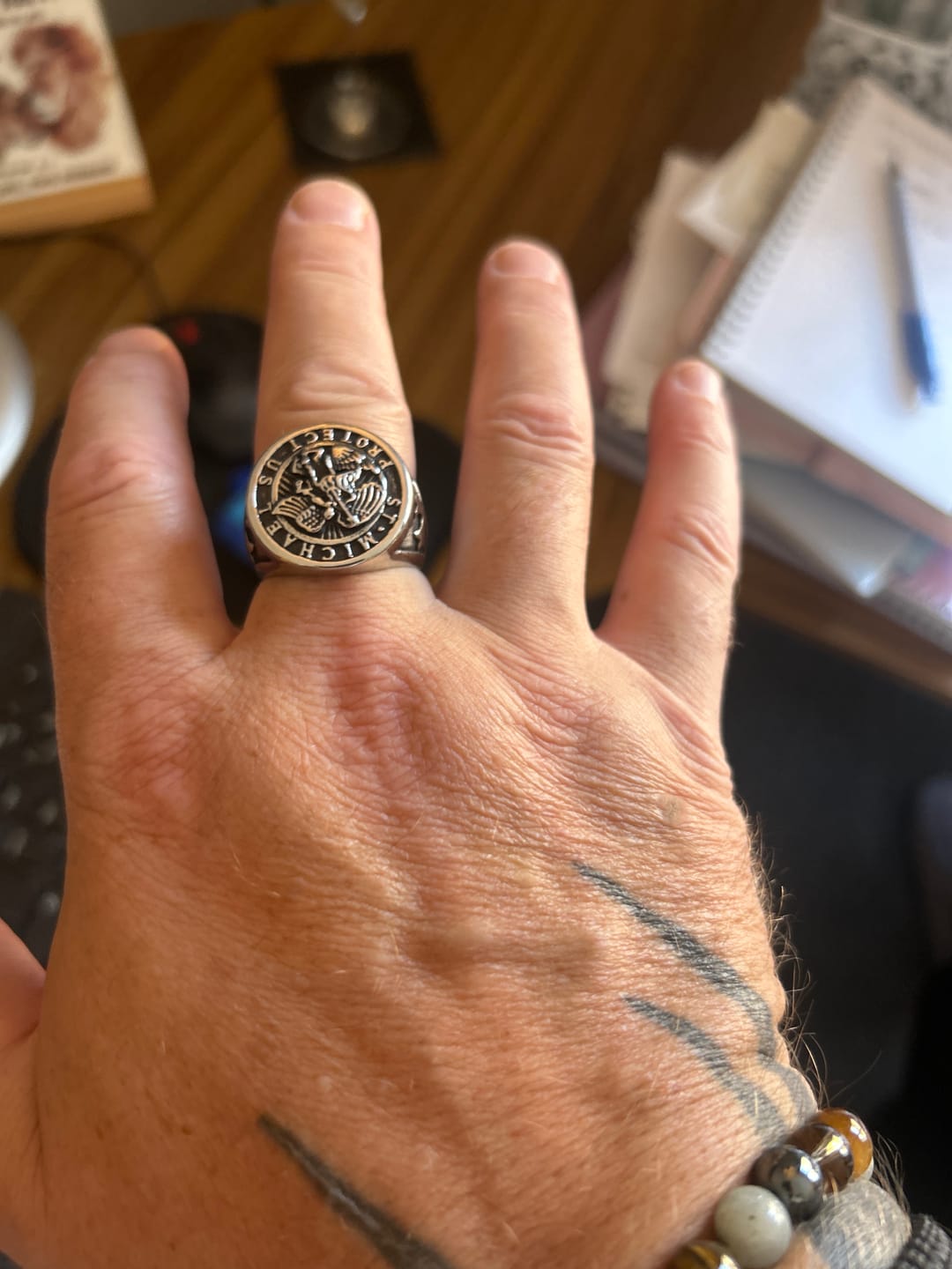 Customer photo review of SAINT MICHAEL.