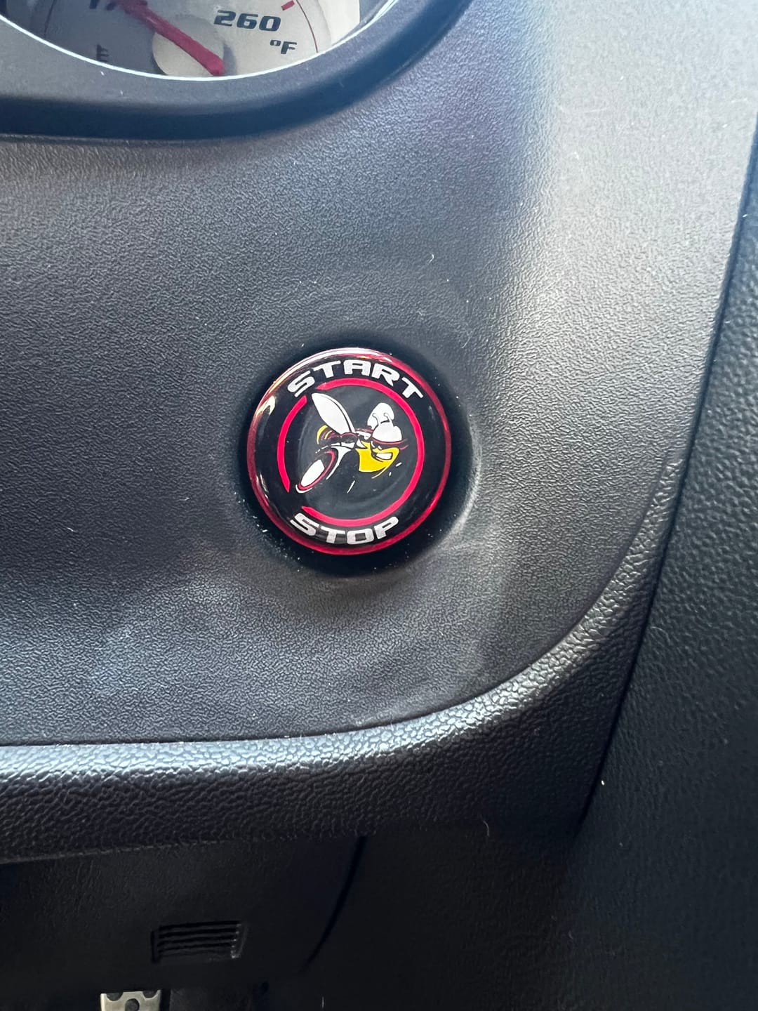 Customer photo review of "Scat Pack" Start Button