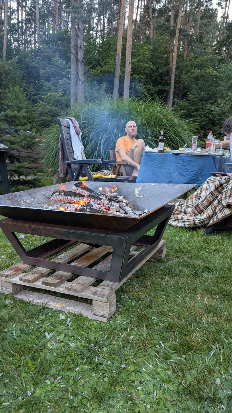 Customer photo review of Lauko židinys - ugniakuras HARMONY
