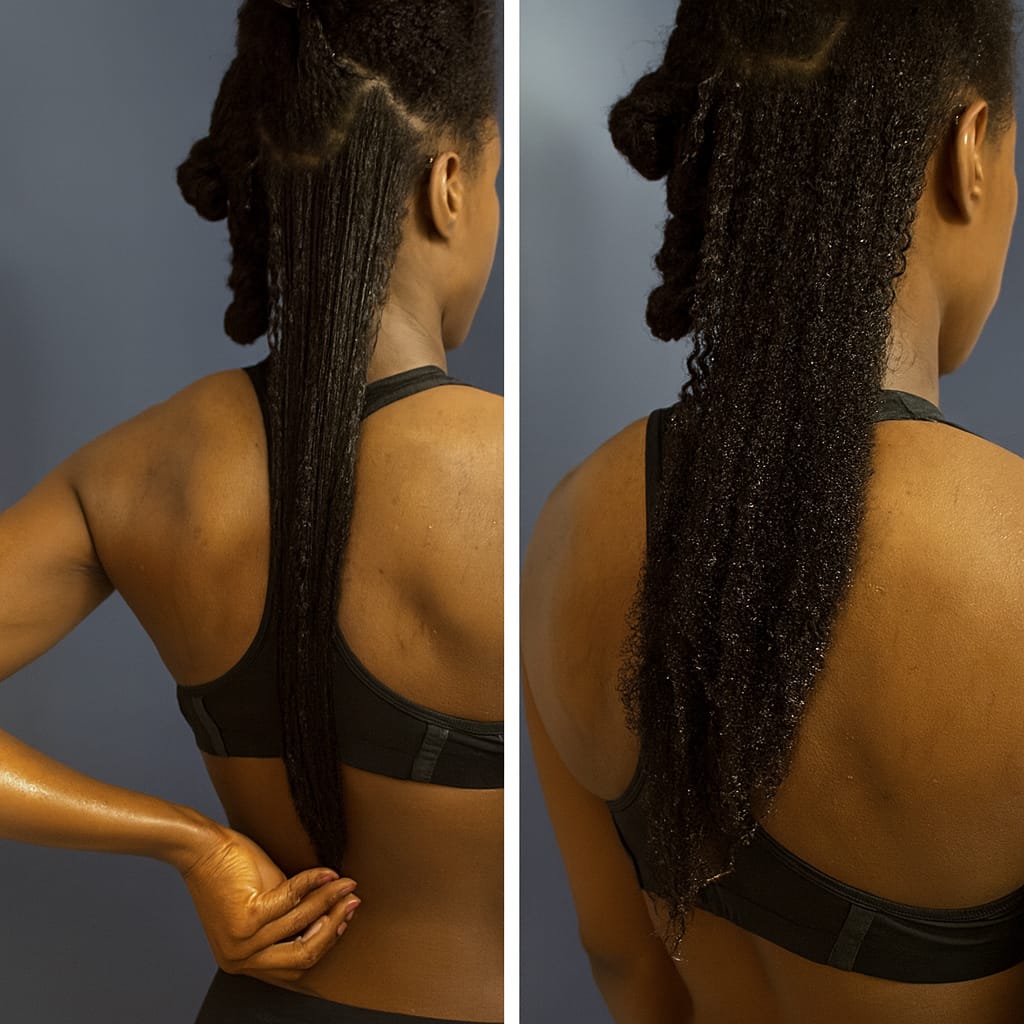 Customer photo review of Miracle Hair Growth Oil