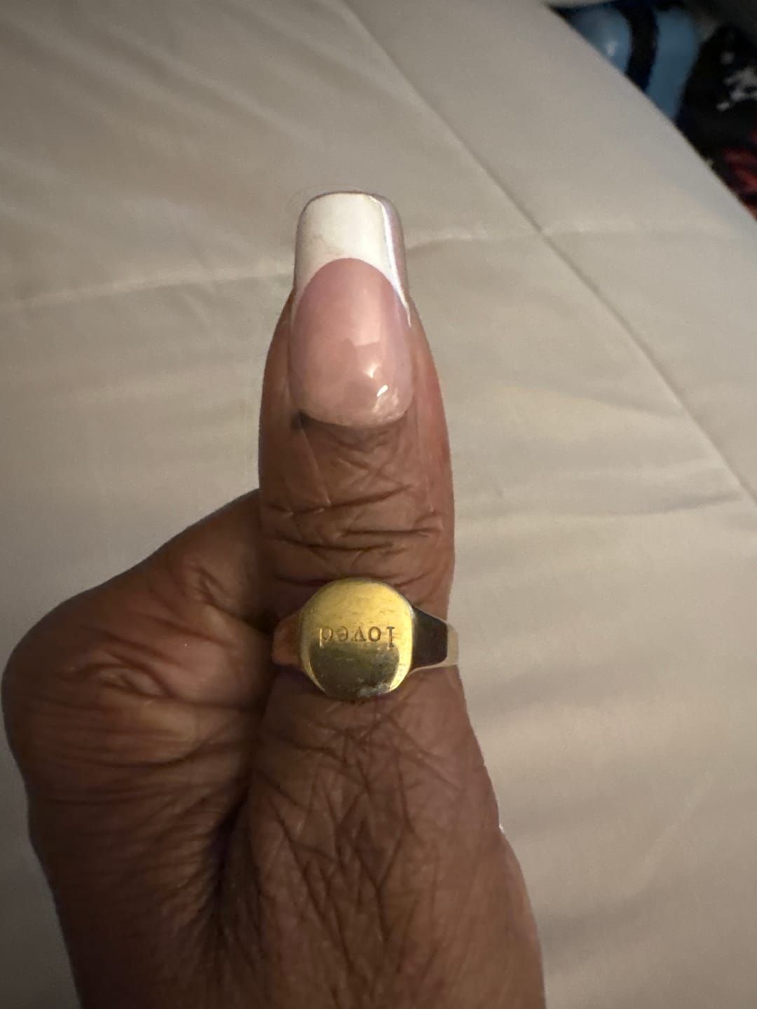 Customer photo review of Inspiration Signet Rings