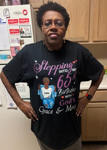 Customer photo review of 65th Birthday With God's Grace & Mercy