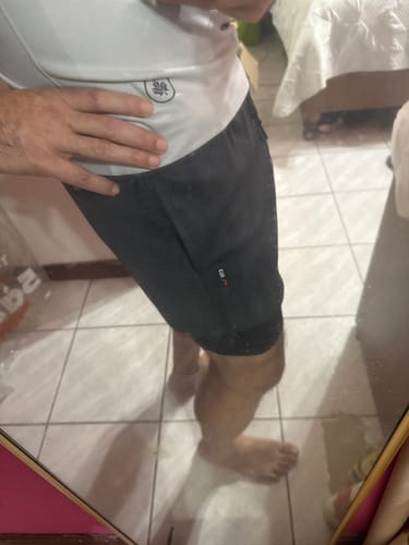 Customer photo review of Mesh Liner Shorts - Gray