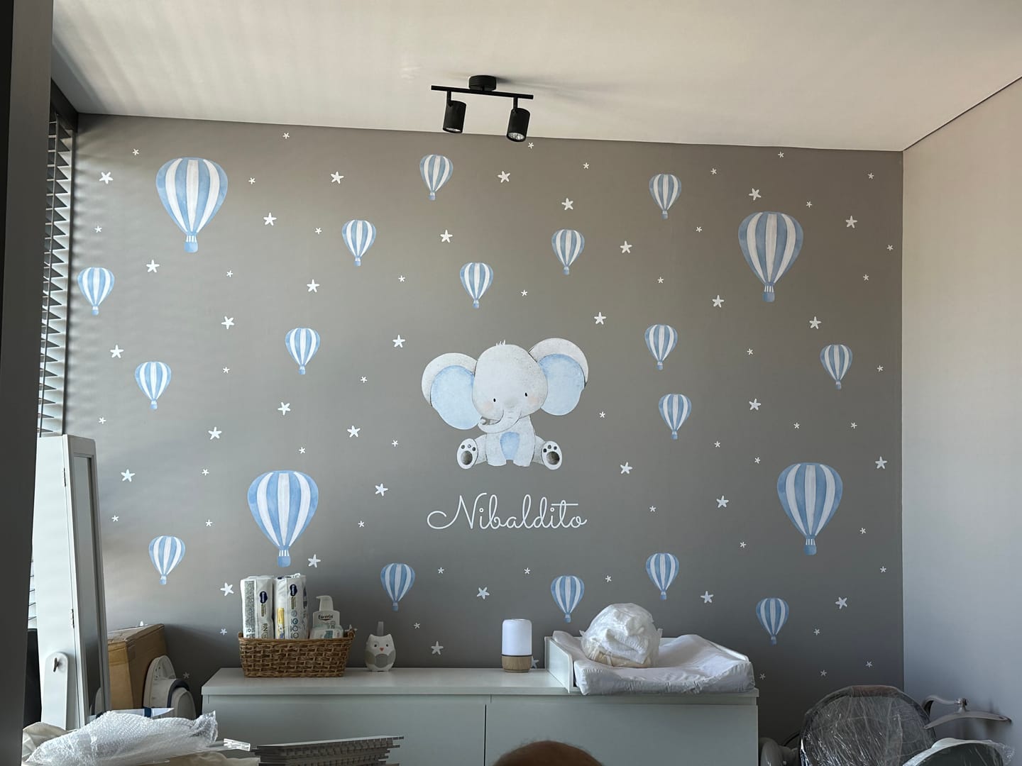 Customer photo review of Elefante, globos y estrellas