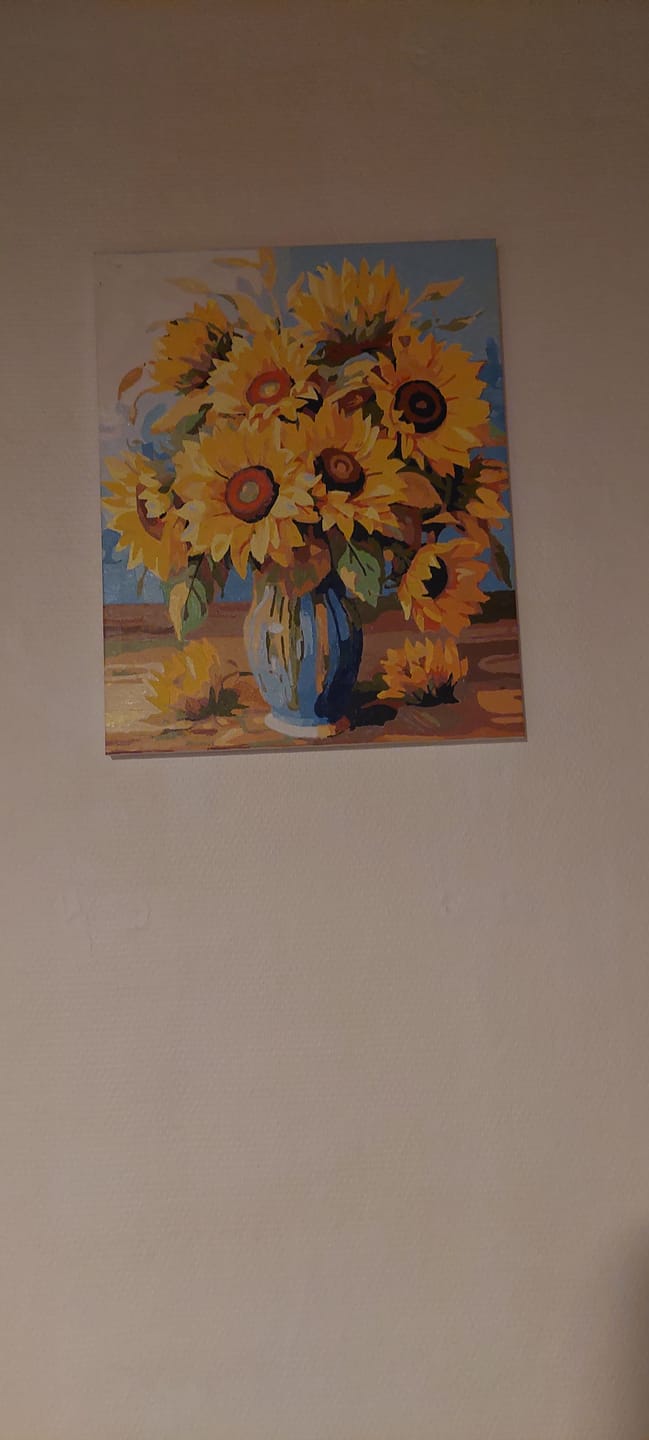 Customer photo review of Vase of Golden Blooms