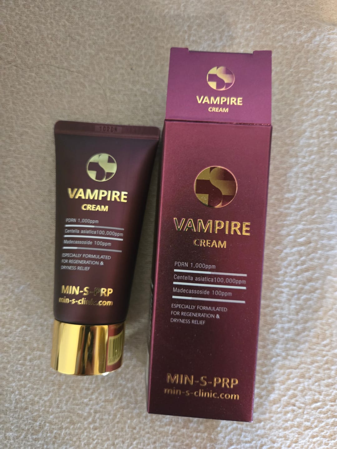 Customer photo review of PDRN Хидратиращ крем за клетъчна регенерация VAMPIRE Cream Poul La Peau