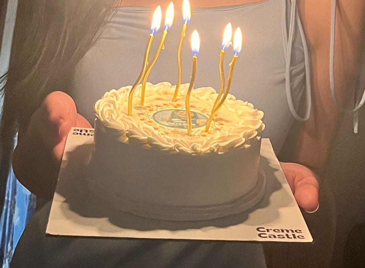 Customer photo review of Beautiful Photo Cake