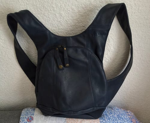 Customer photo review of Le sac à dos Vegan Original - Ergonomique et Antivol