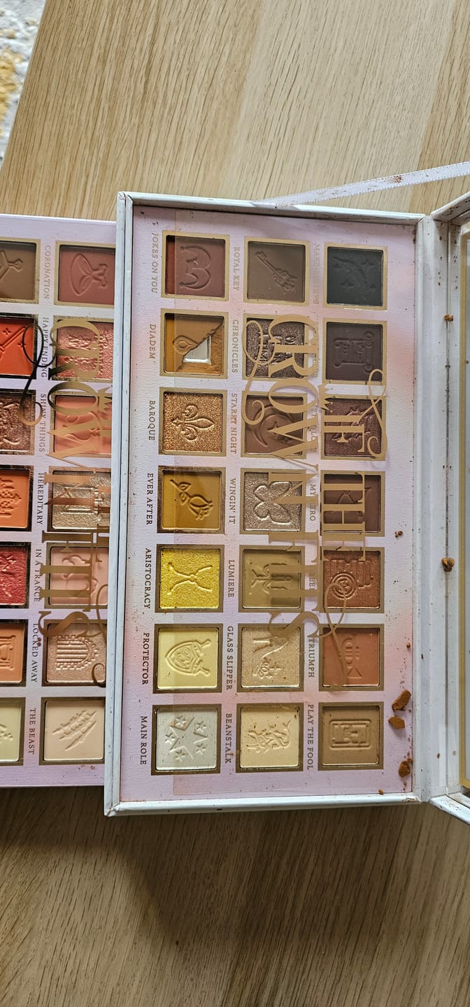 Revue de photos client de la palette de fards à paupières neutres If The Crown Fits de P. Louise