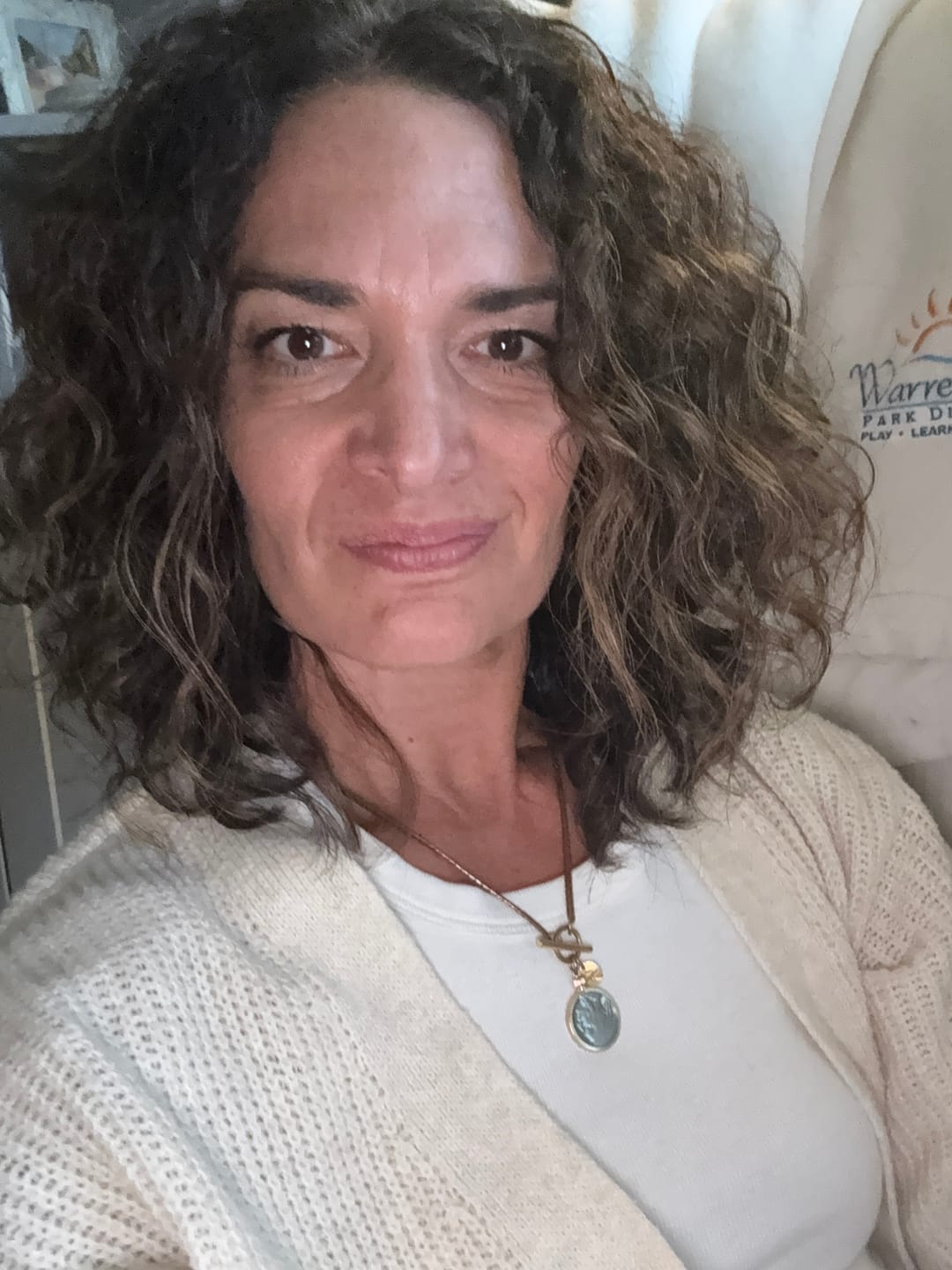Customer photo review of Buffalo nickel necklace