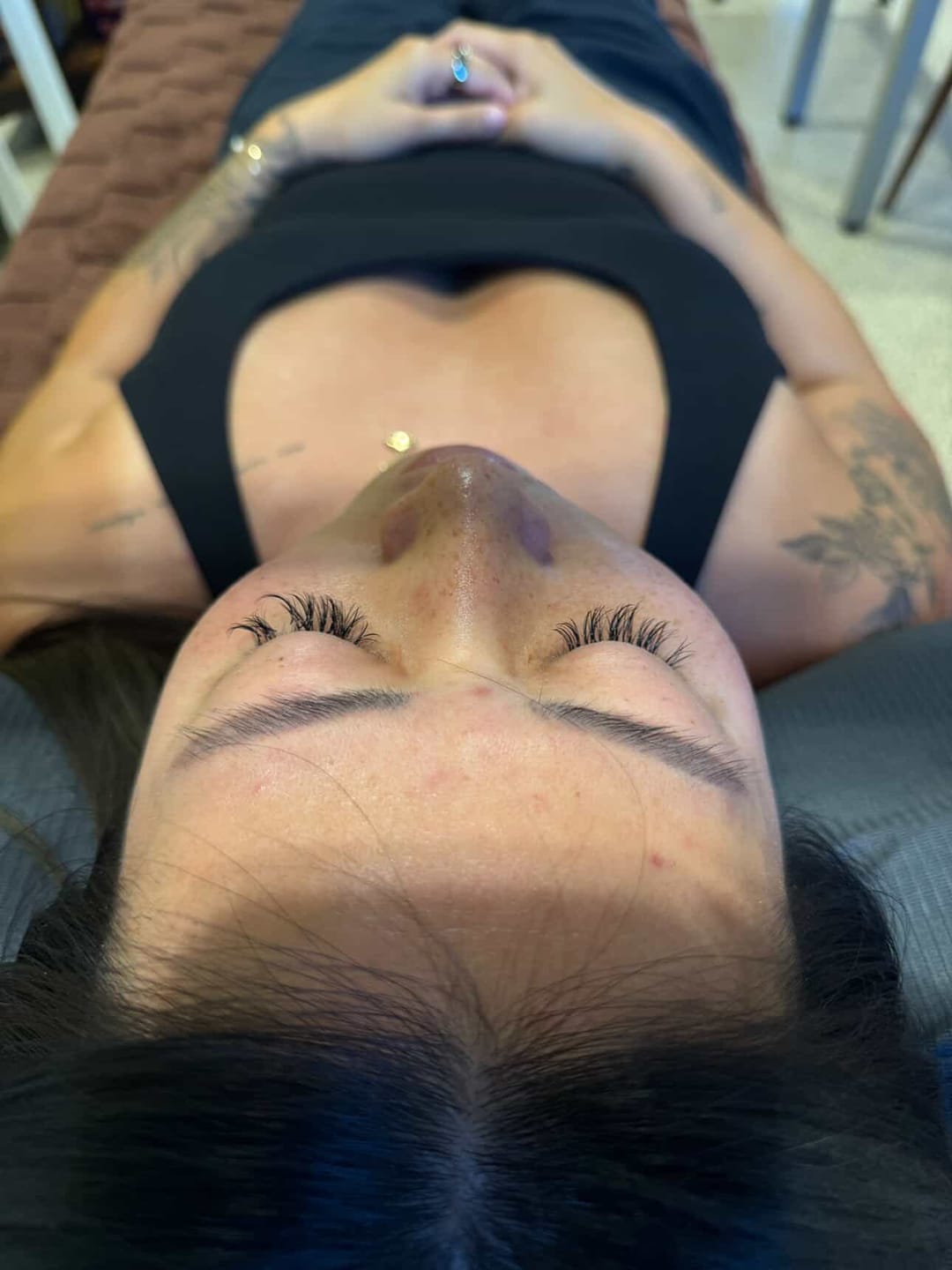 Customer photo review of Luscious Lash Enhance Serum 2.0