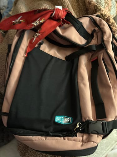 Customer photo review of Blast Mesh Travel Backpack