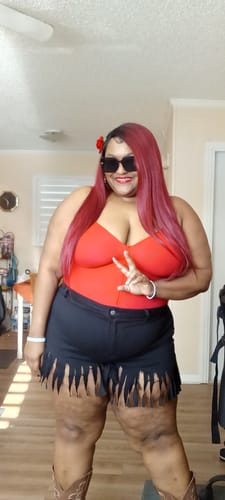 Customer photo review of Shake N Go Equal Freedom Part HD Lace Front Wig - HD 501