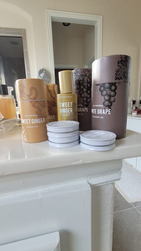 Customer photo review of Sweet Ginger Vapor Rub