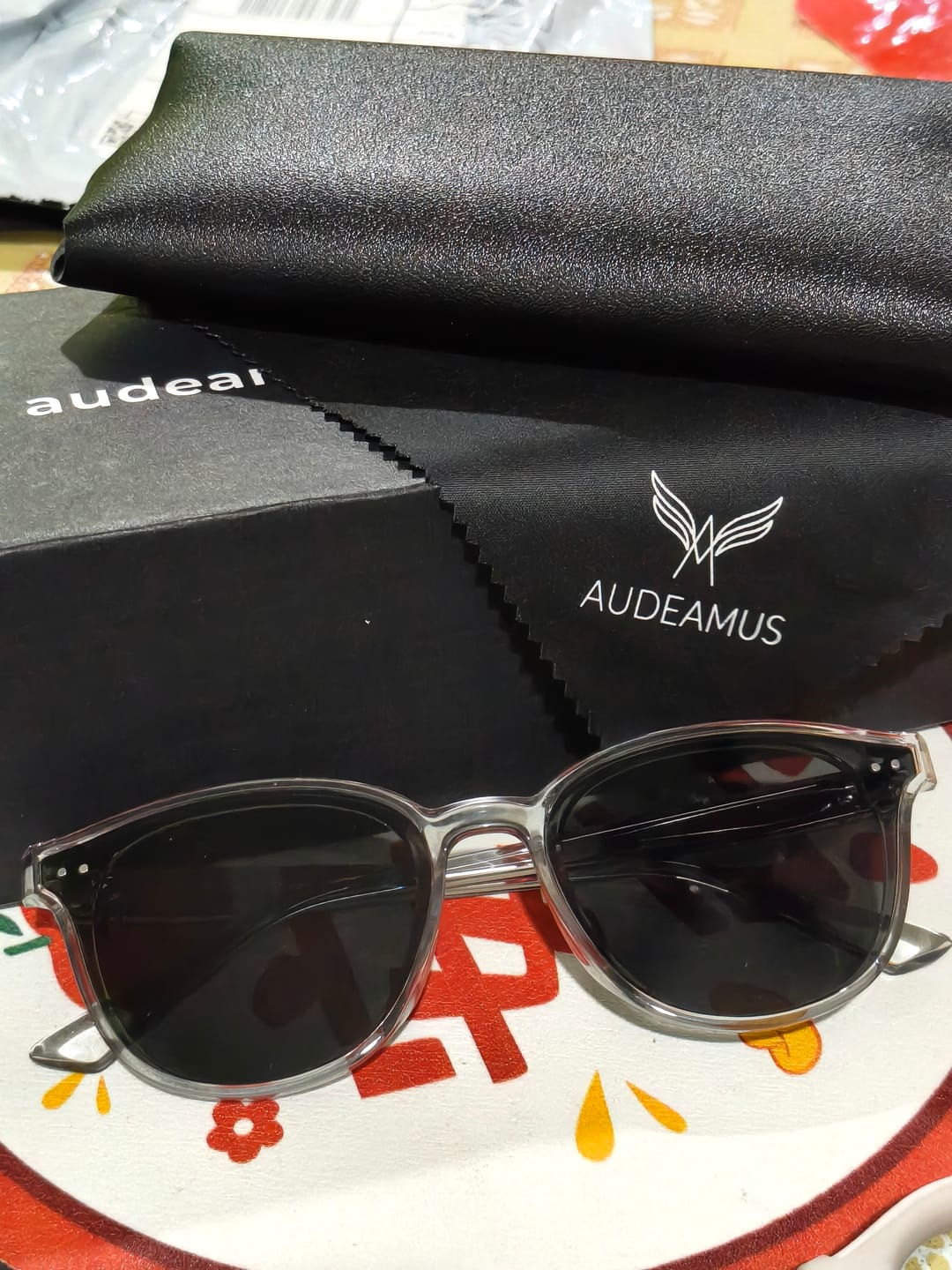Customer photo review of Owen Square Framed Sunglasses