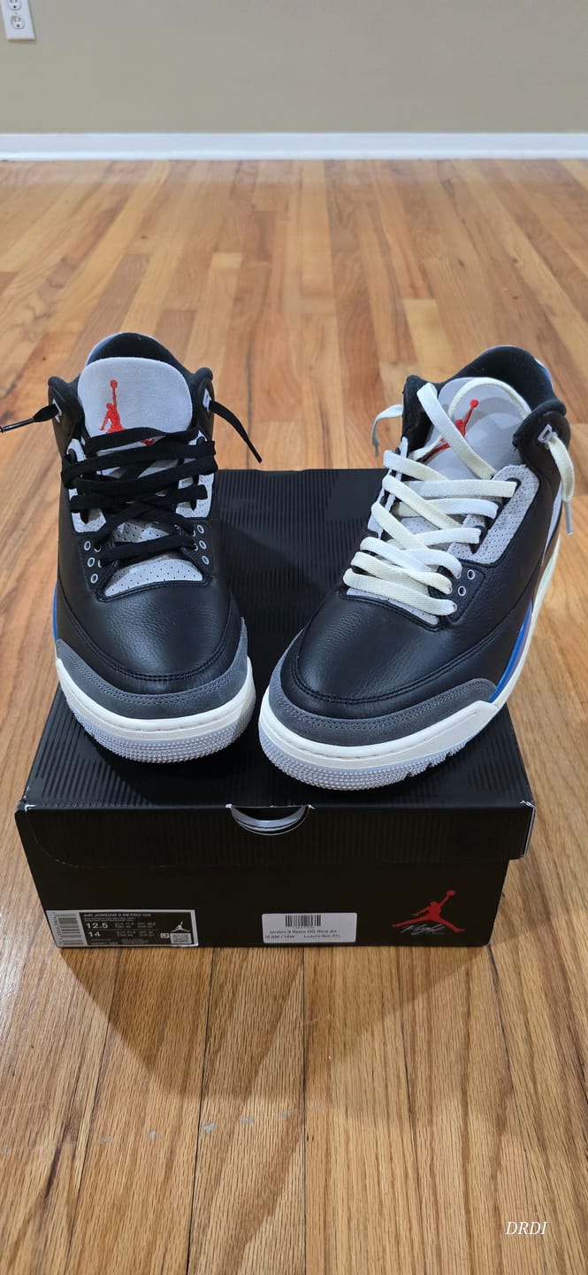 Customer photo review of Jordan 3 Retro OG Rare Air