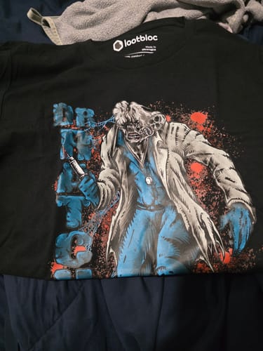 Customer photo review of Demonology - Dr. Ratched Tee