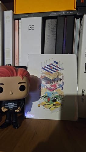 Customer photo review of BTS Love Yourself Print