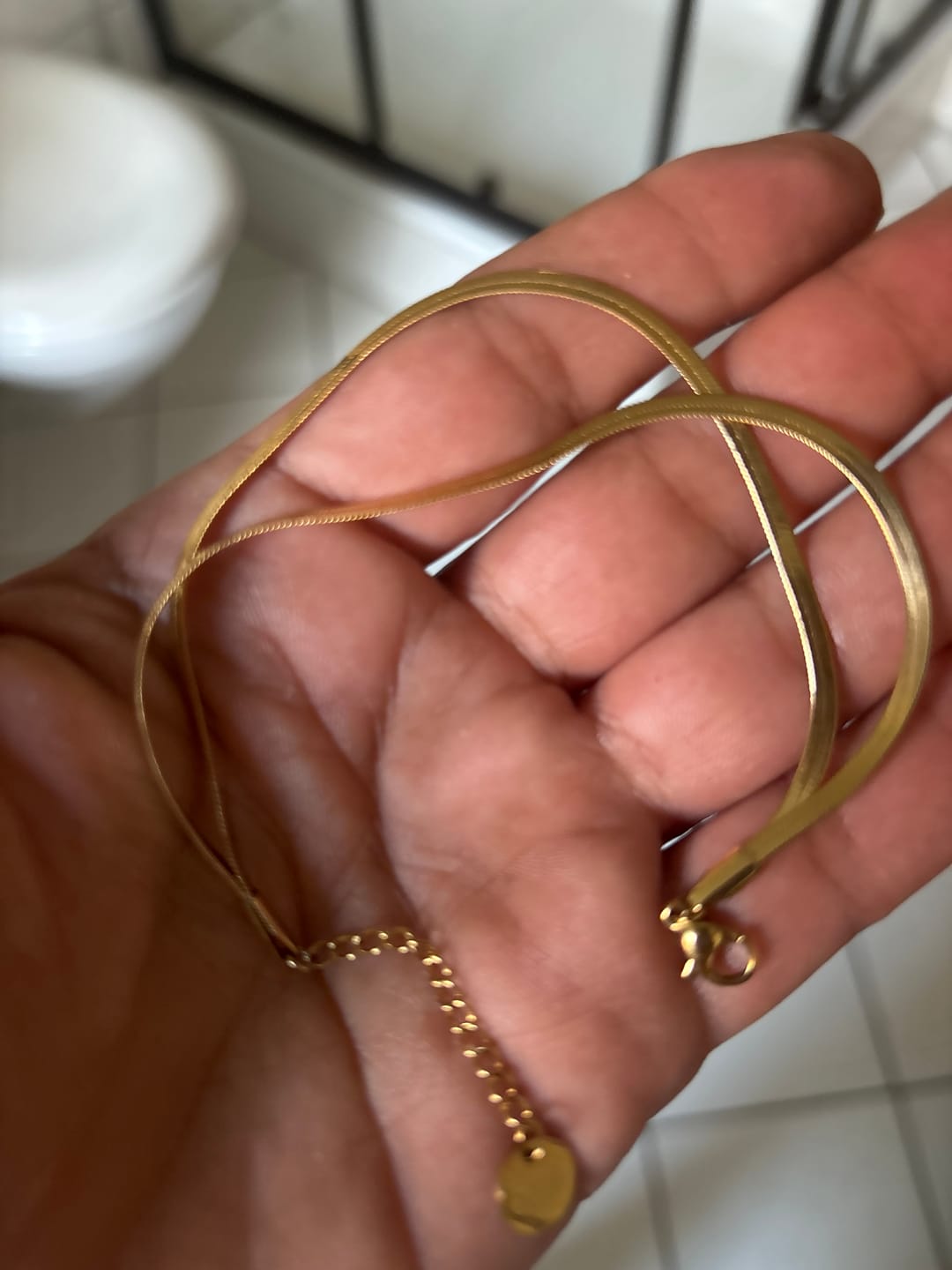 Customer photo review of Lily Double Bracelet