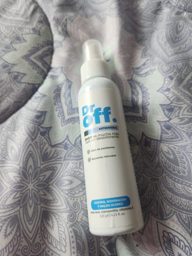 Customer photo review of DrOFF Tratamiento médico contra el sudor