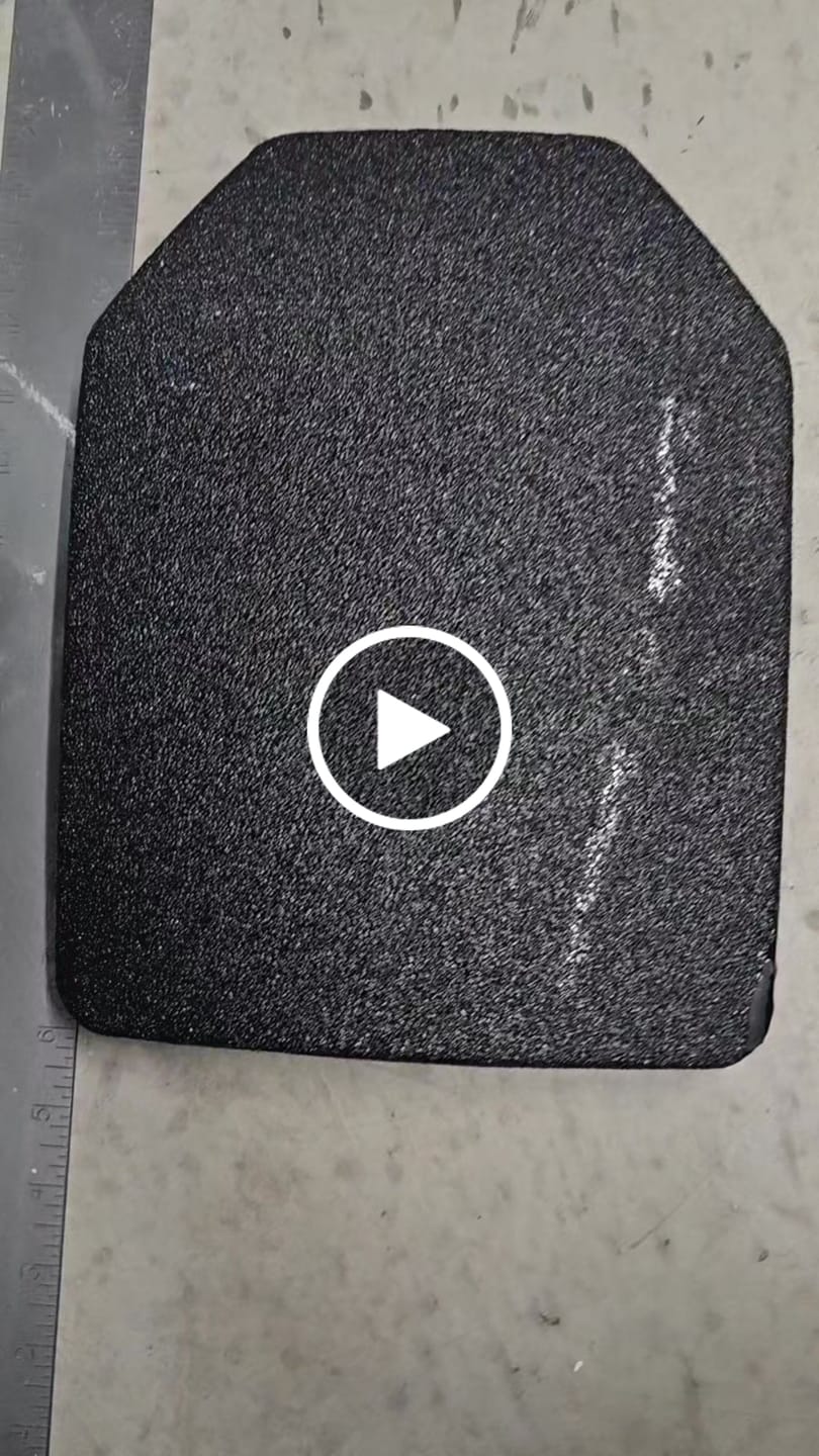 Customer video review of Hesco 3611C Level III+ Armor Plate Size Small SA-MC-S NIJ Certified Multi Curve