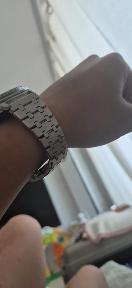 Customer photo review of Galaxy 8 And Galaxy 8 Classic Stainless Steel Band-Premium