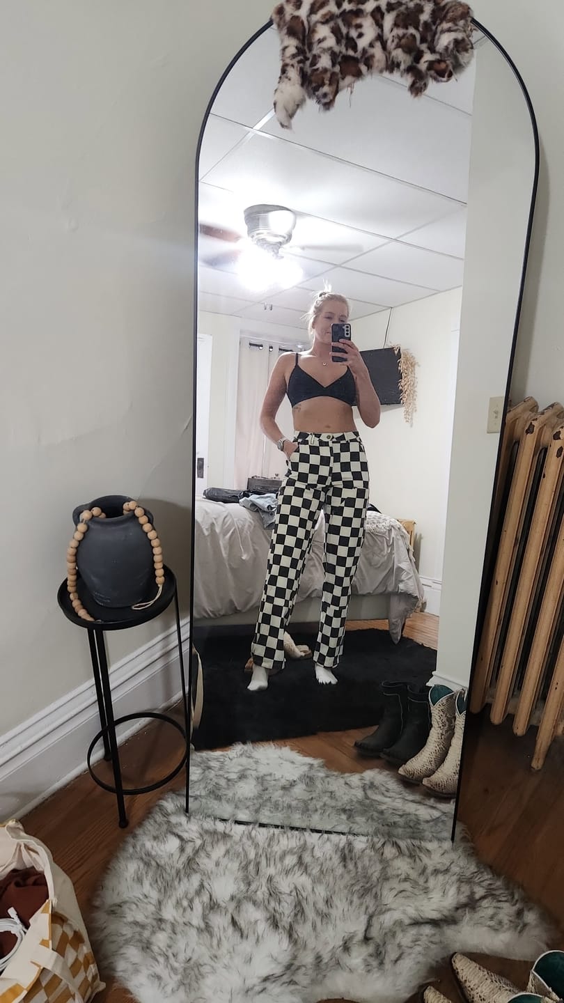 Customer photo review of Gravedigger Carpenter Pant - Checkered