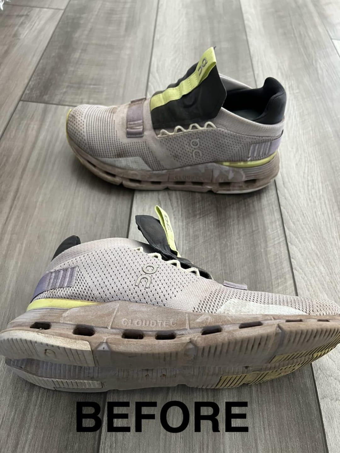 Customer photo review of Shoe Laundry Bag – Clean Shoes & Safe Washing