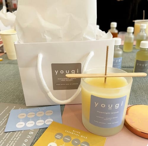 Customer photo review of Aromatherapy Candle Making Workshop, SHOREDITCH LONDON - £45