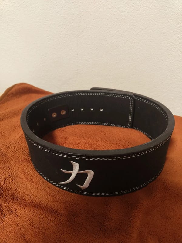 Customer photo review of Black Lever Belt, 10mm - IPF Approved