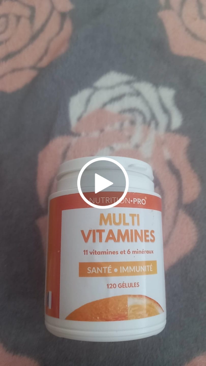 Customer video review of MULTIVITAMINES ET MINÉRAUX - 120 GÉLULES