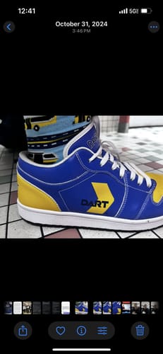 Customer photo review of Personalized Stylish Sneakers, Custom Sport Shoes, Promotional Product,TN-24020077