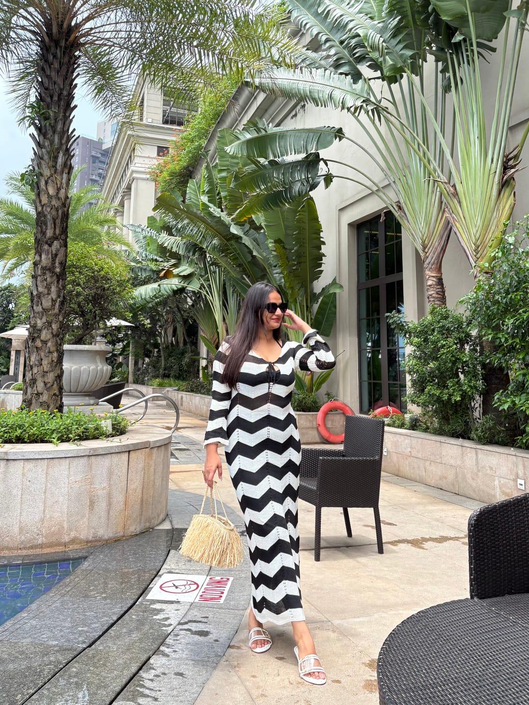 Customer photo review of Jerrica Soft Knit Holiday Dress