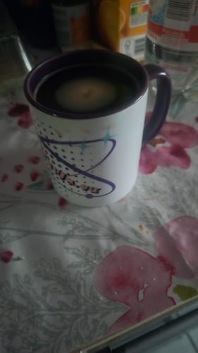 Customer photo review of TassenExpress - Becher Keramik Tasse mit Logo bedruckt 325ml Firmenlogo