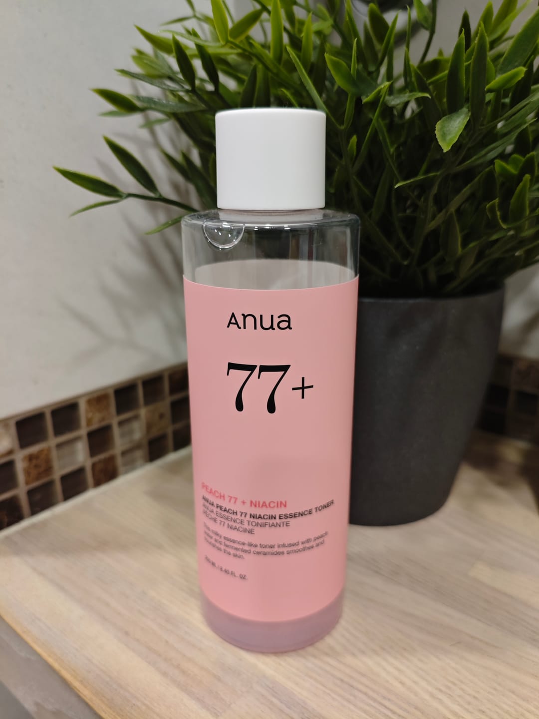 Customer photo review of Toniks ar niacīna esenci Anua Peach 77 Niacin Essence Toner