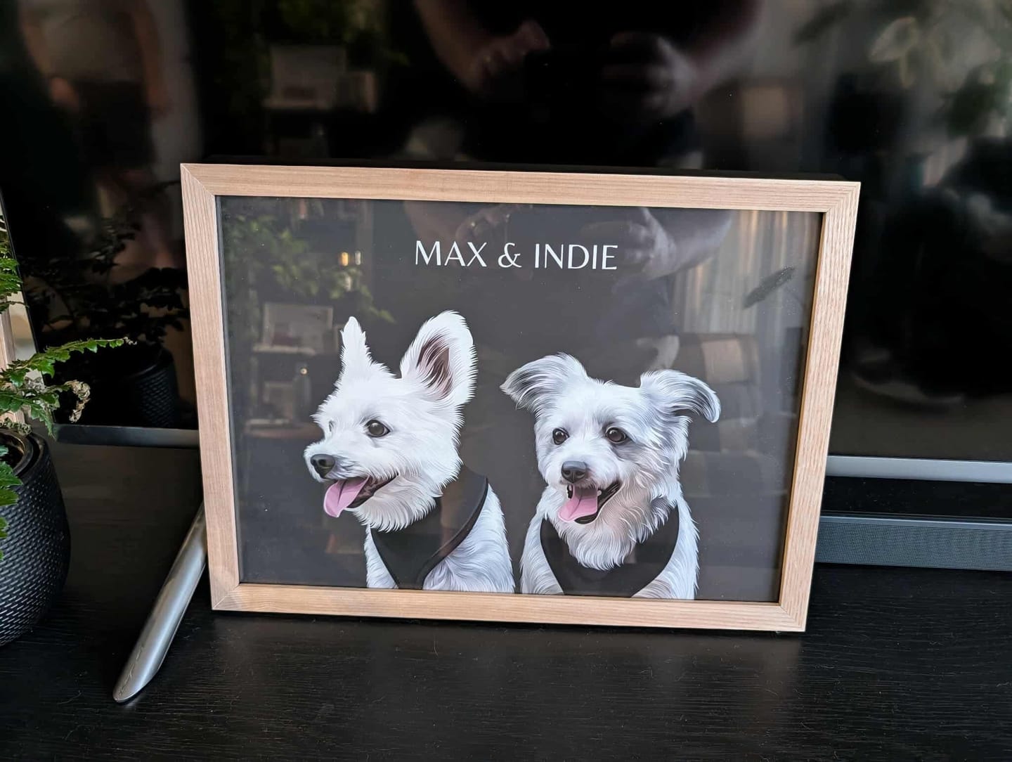 Customer photo review of Custom Pet Portrait