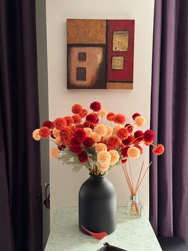 Customer photo review of Casa vase - Noir mat