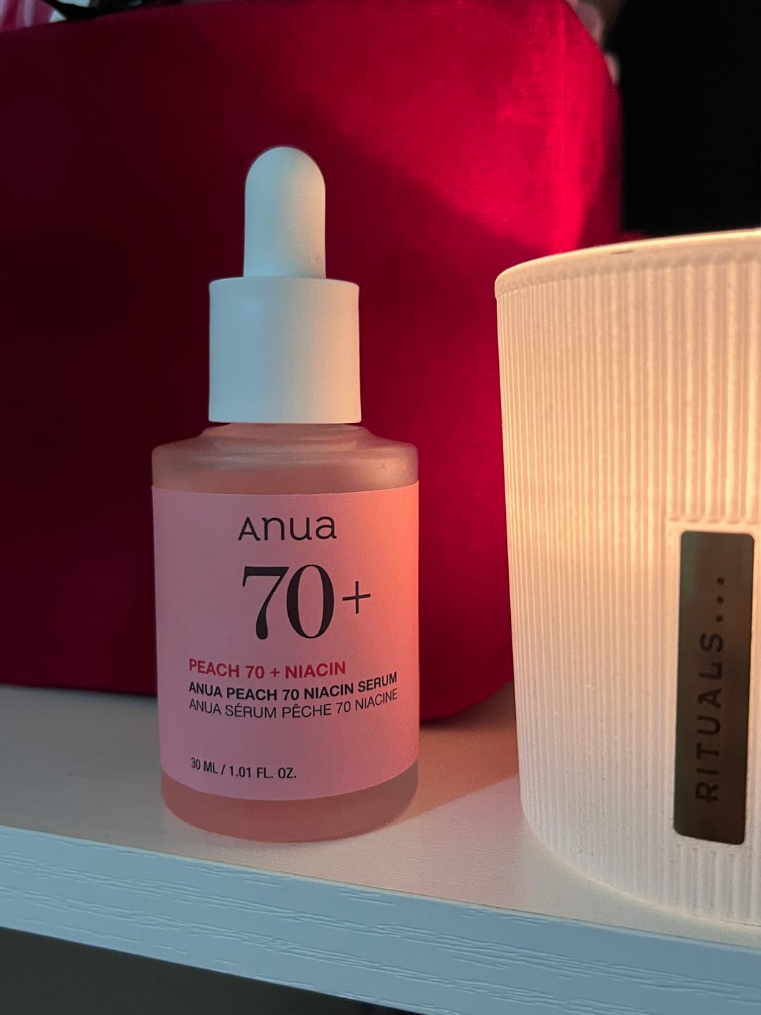 Customer photo review of Serums ar persiku gludai un mirdzošai ādai Anua Peach 70 Niacin Serum