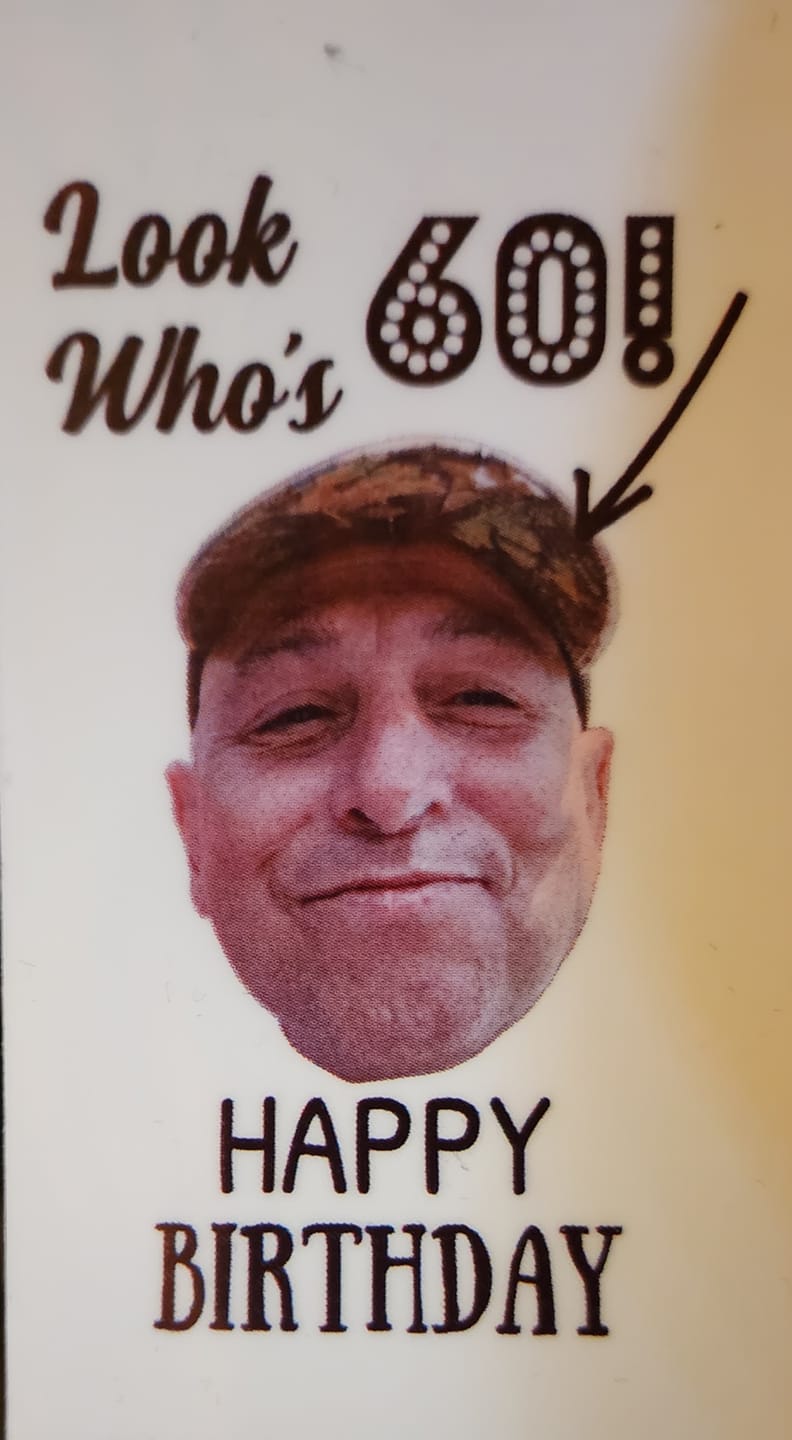 Customer photo review of Look Who's Birthday! Custom Tattoo