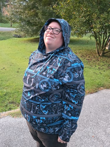 Customer photo review of Disney Villains "Hades Gonna Hate" – Performance Hoodie