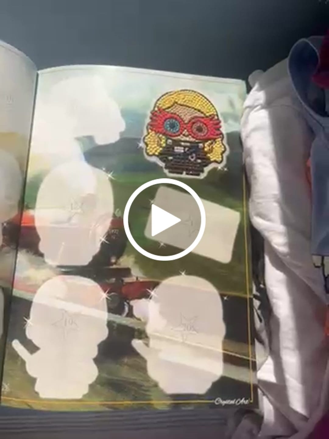 Customer video review of Harry Potter Crystal Art Sticker Album - Starter Pack