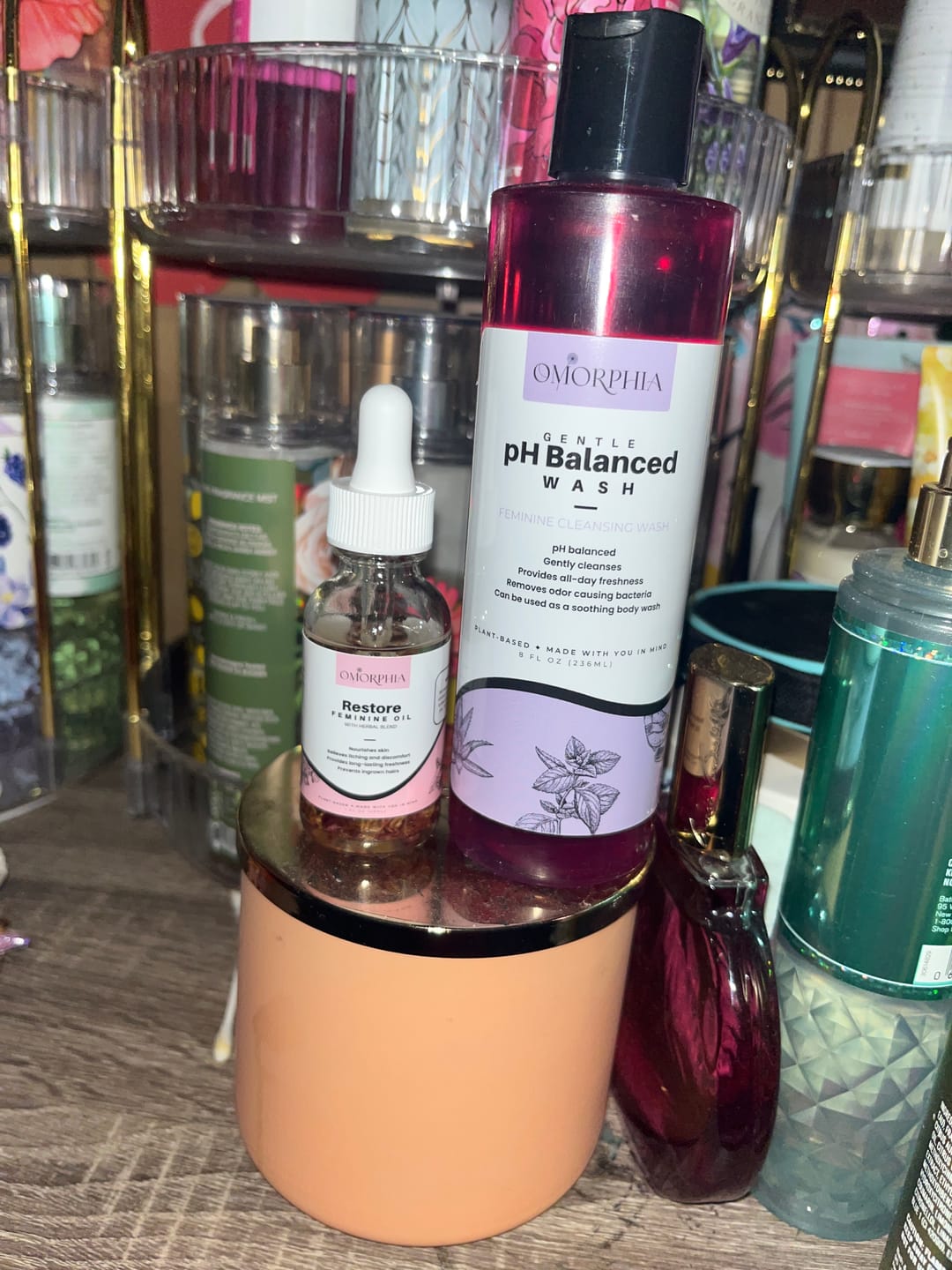 Customer photo review of Gentle pH Balanced Wash & Restore Feminine Oil Combo