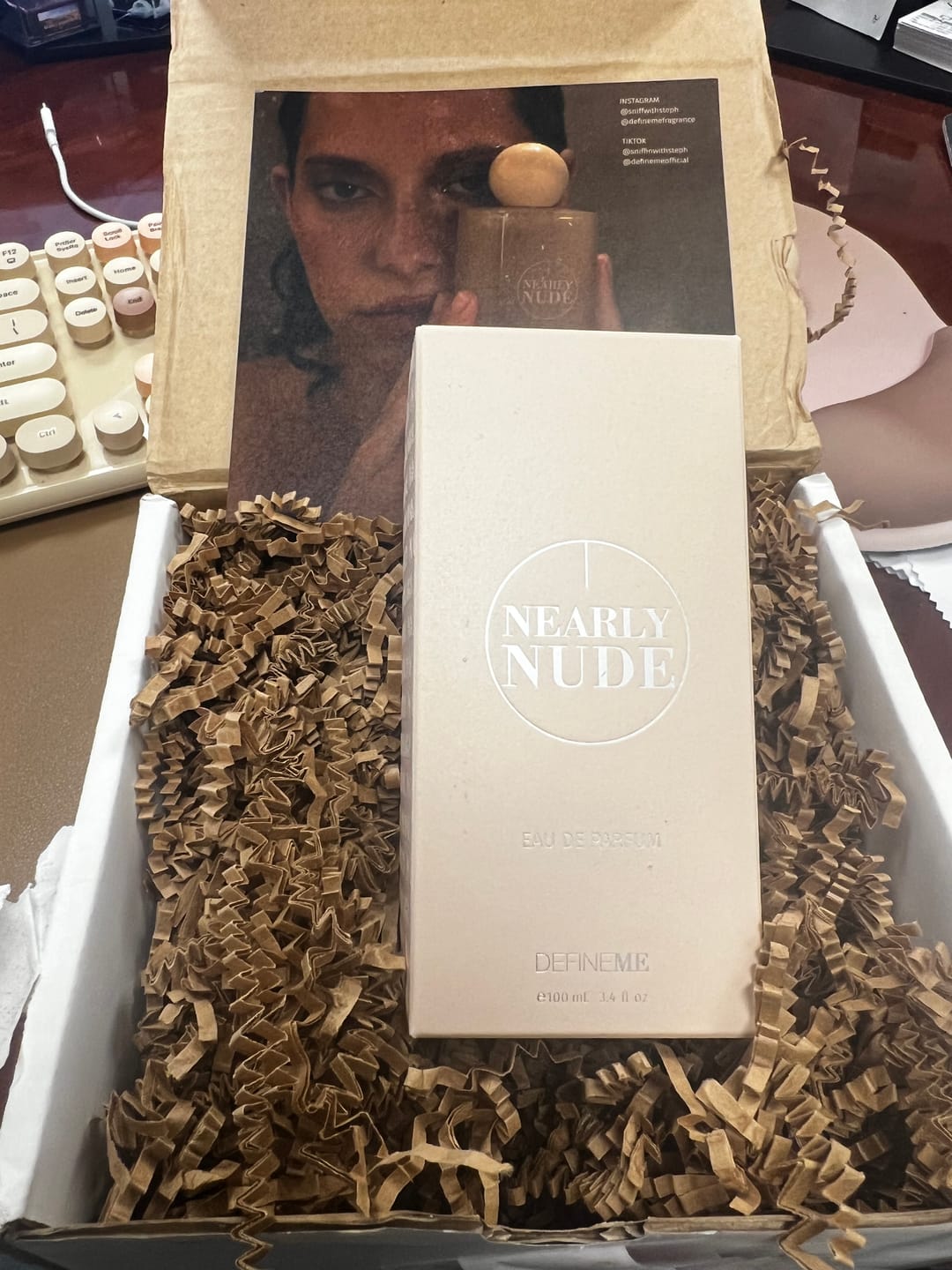 Customer photo review of Nearly Nude Eau de Parfum