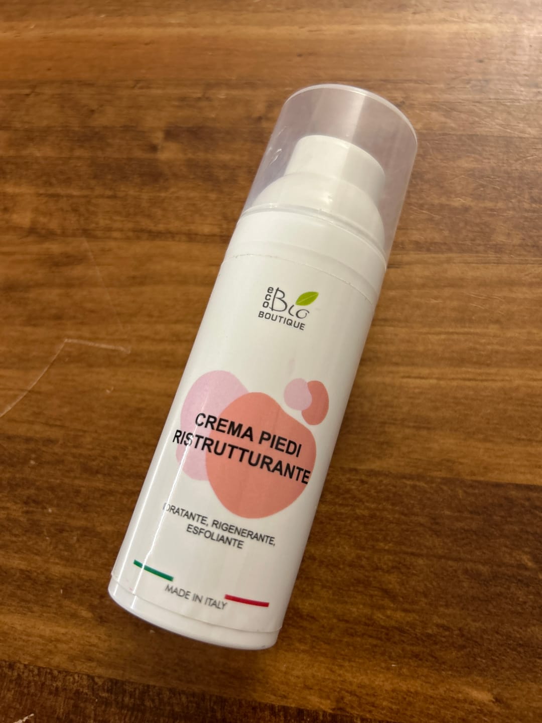 Customer photo review of Crema Piedi Ristrutturante