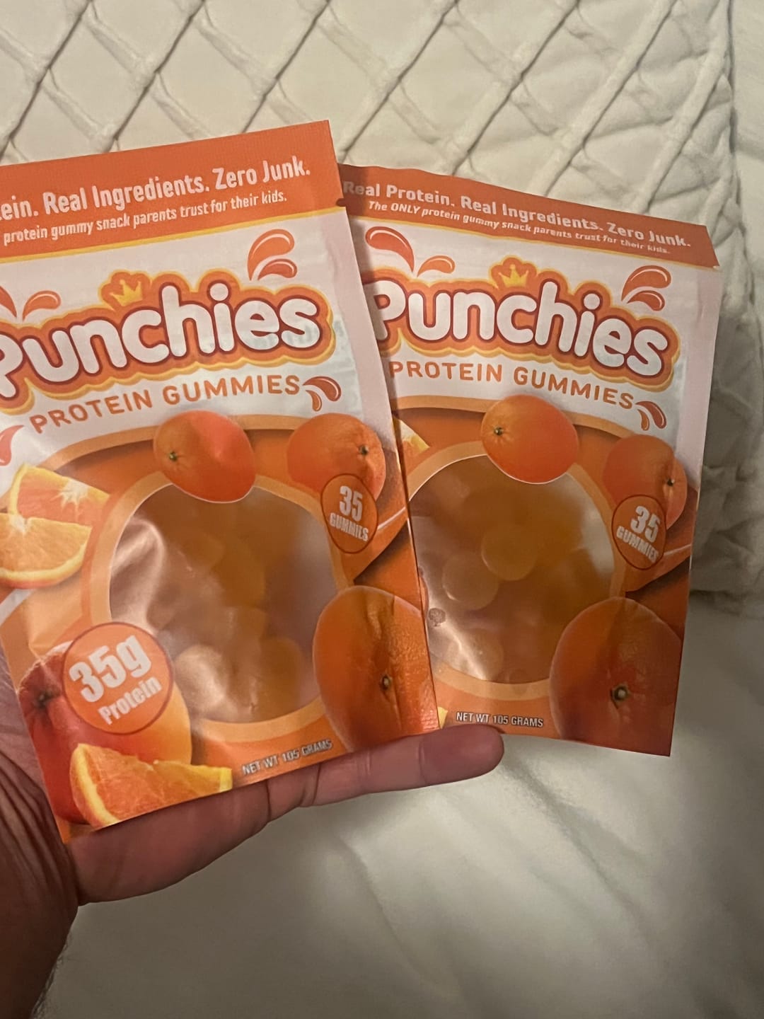 Customer photo review of Protein Gummies for Kids