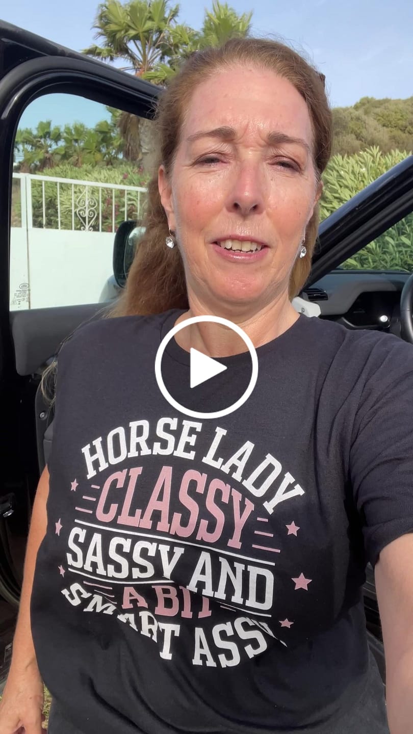 Customer video review of Horse Lady Classy Sassy T-shirt