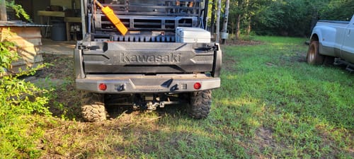 Customer photo review of SteelCraft UTV Elevation Rear Bumper Replacement | Fits 2015-2025 Kawasaki Mule Pro-FX FXT DX DXT Ranch Edition