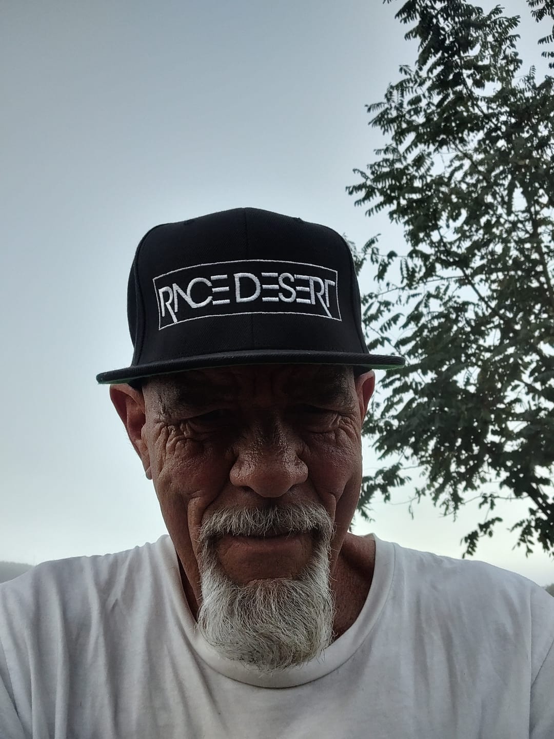 Customer photo review of Race Desert Stencil Snapback Hat